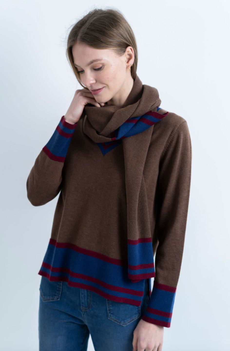 Hongo - Contrast Knit