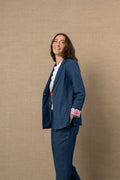 Hongo - Denim Cotton Blazer Jacket