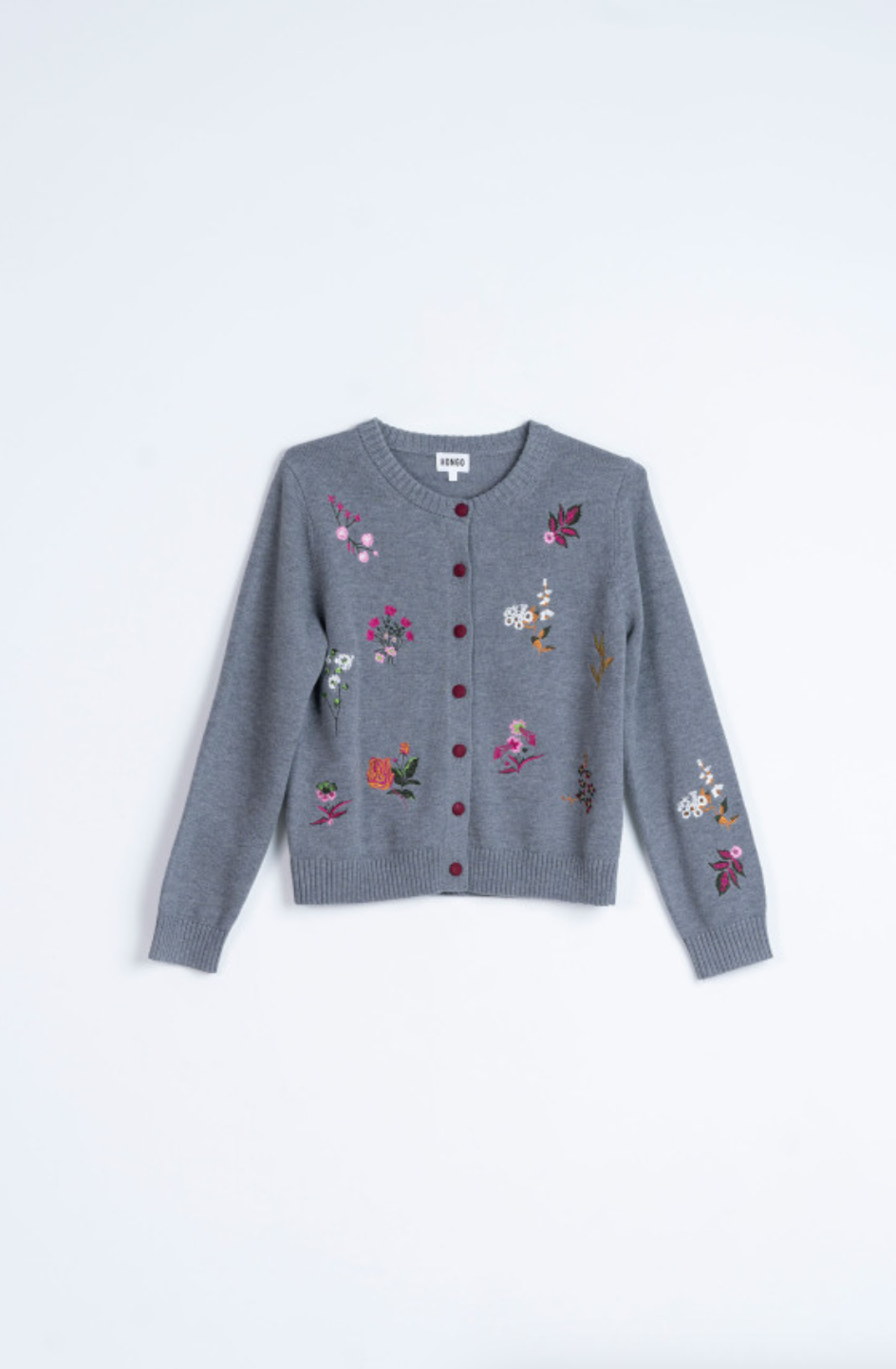 Hongo - Embroidered Floral Cardigan