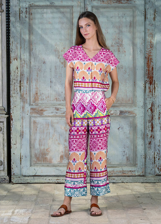 Hongo - Floral Print Trouser