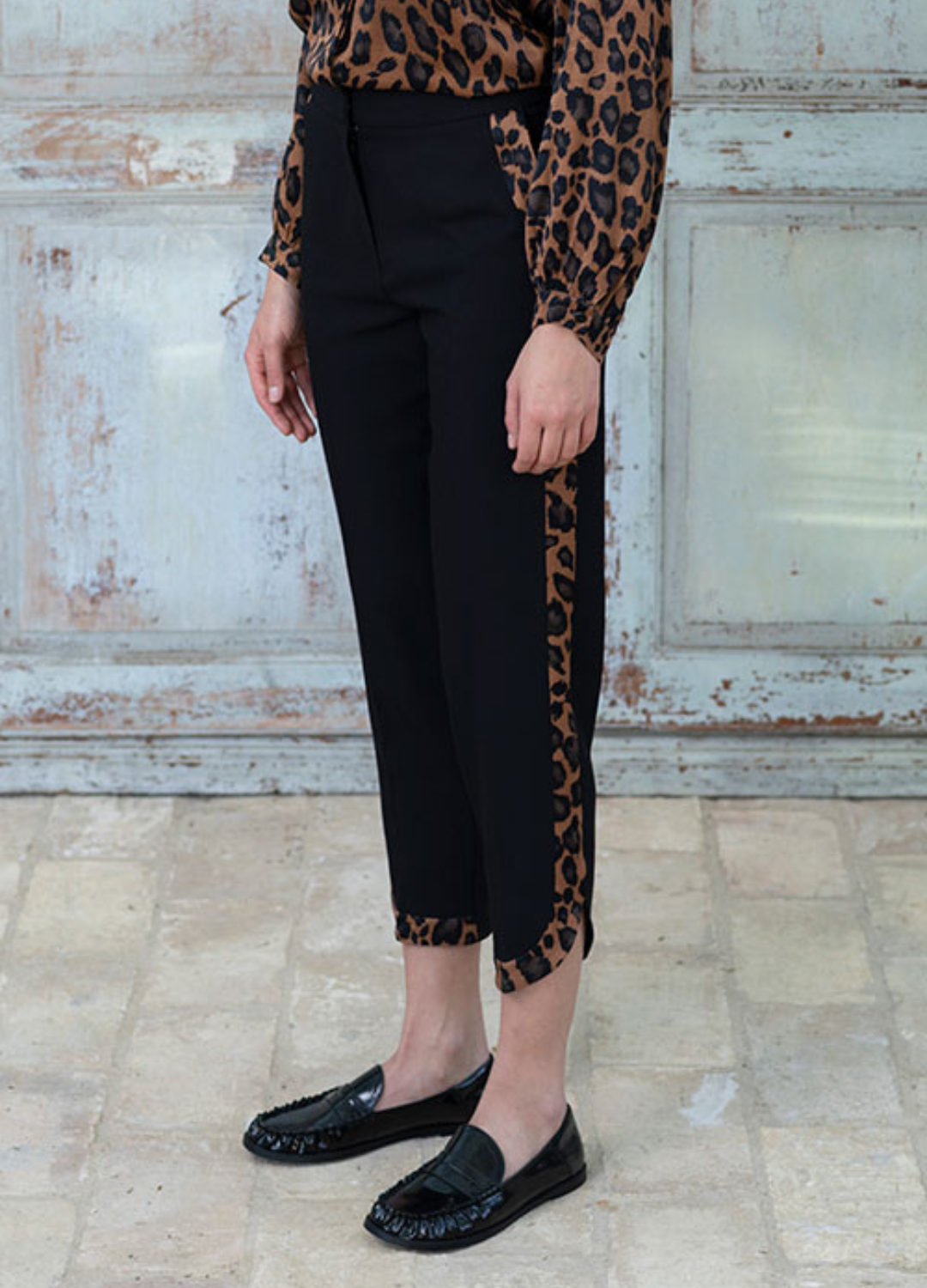 Hongo - Leo Print Trouser