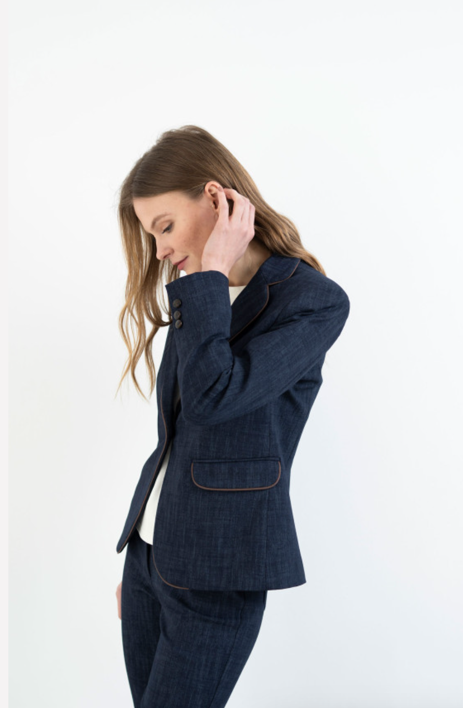 Hongo - Tailored Blue Wash Blazer