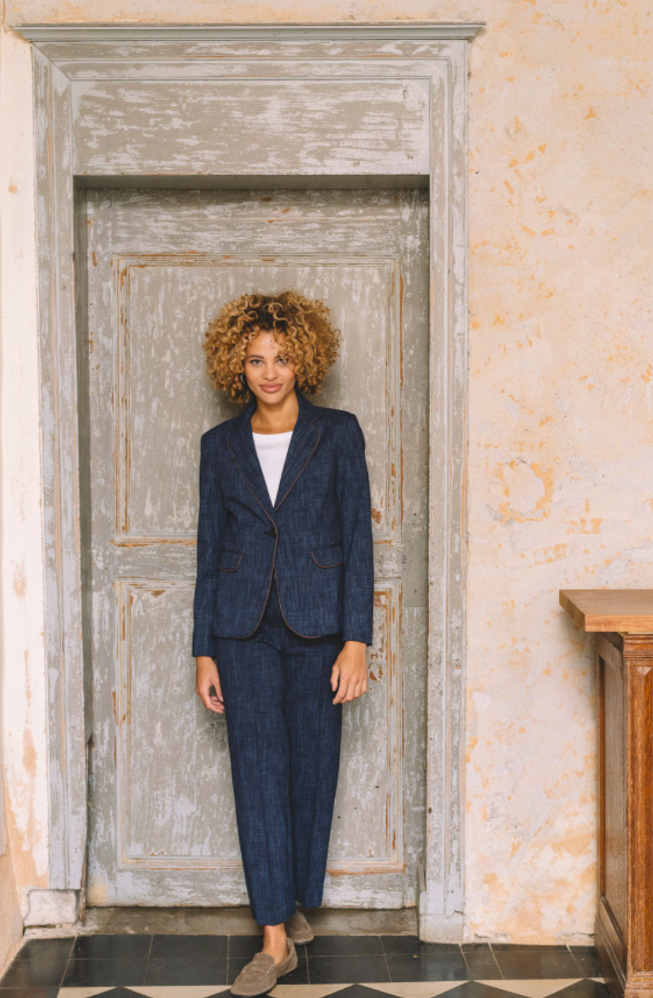 Hongo - Tailored Blue Wash Blazer