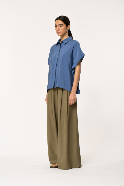 Humility - Boviri Denim Blue Blouse