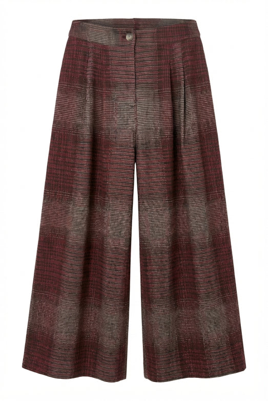 Humility - Kohiro Burgundy Check Trouser
