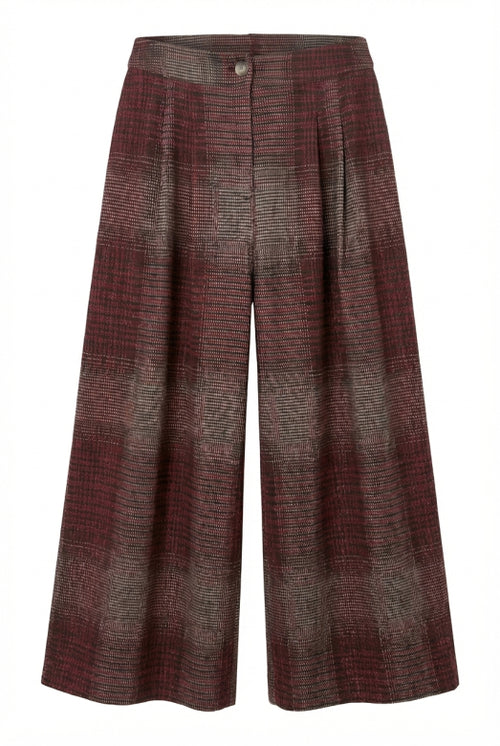 Humility - Kohiro Burgundy Check Trouser