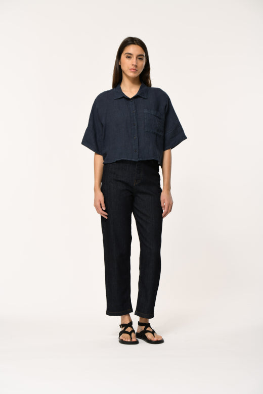 Humility - Livia Navy Shirt