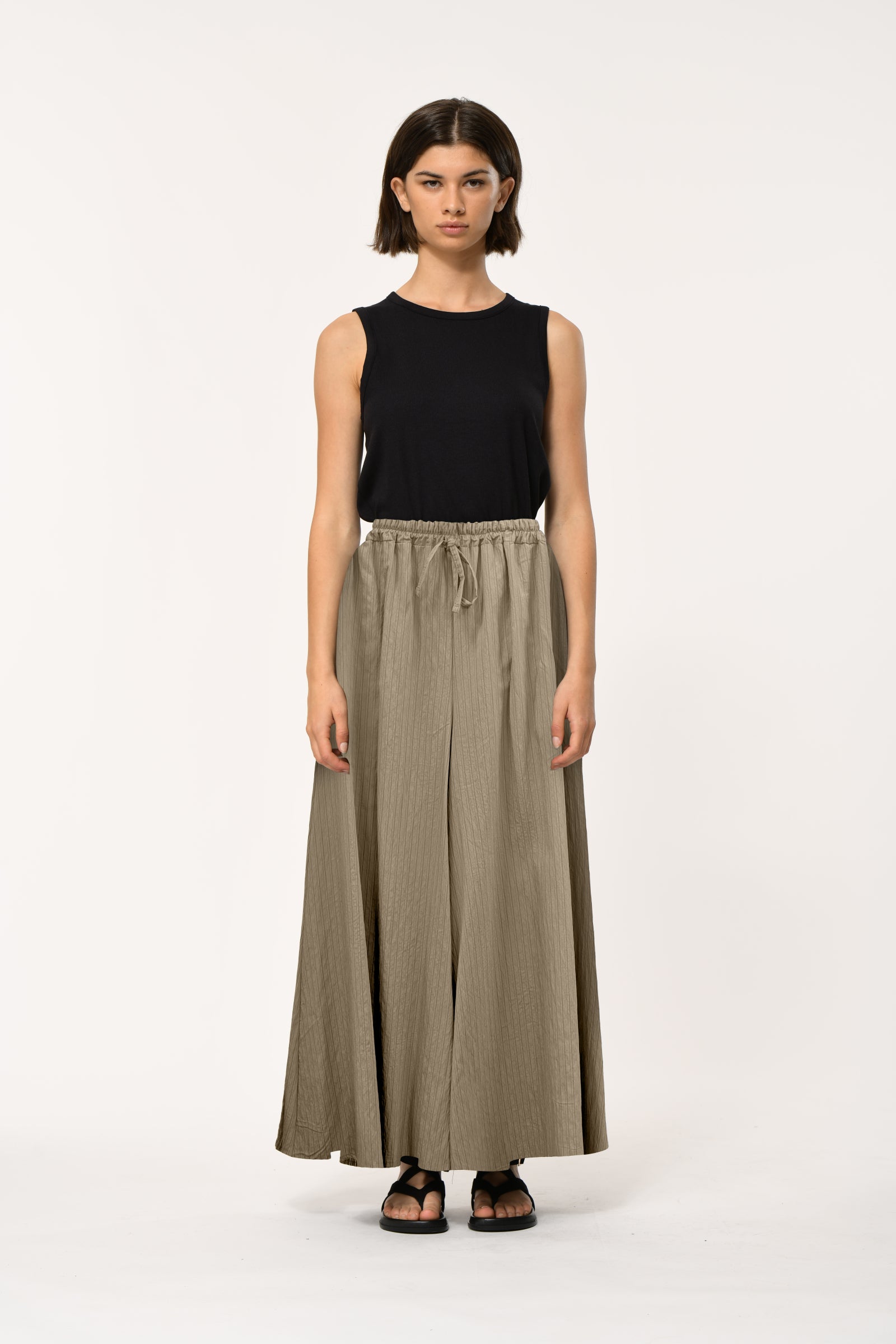 Humility - Taupe Bristol Stripe Pant