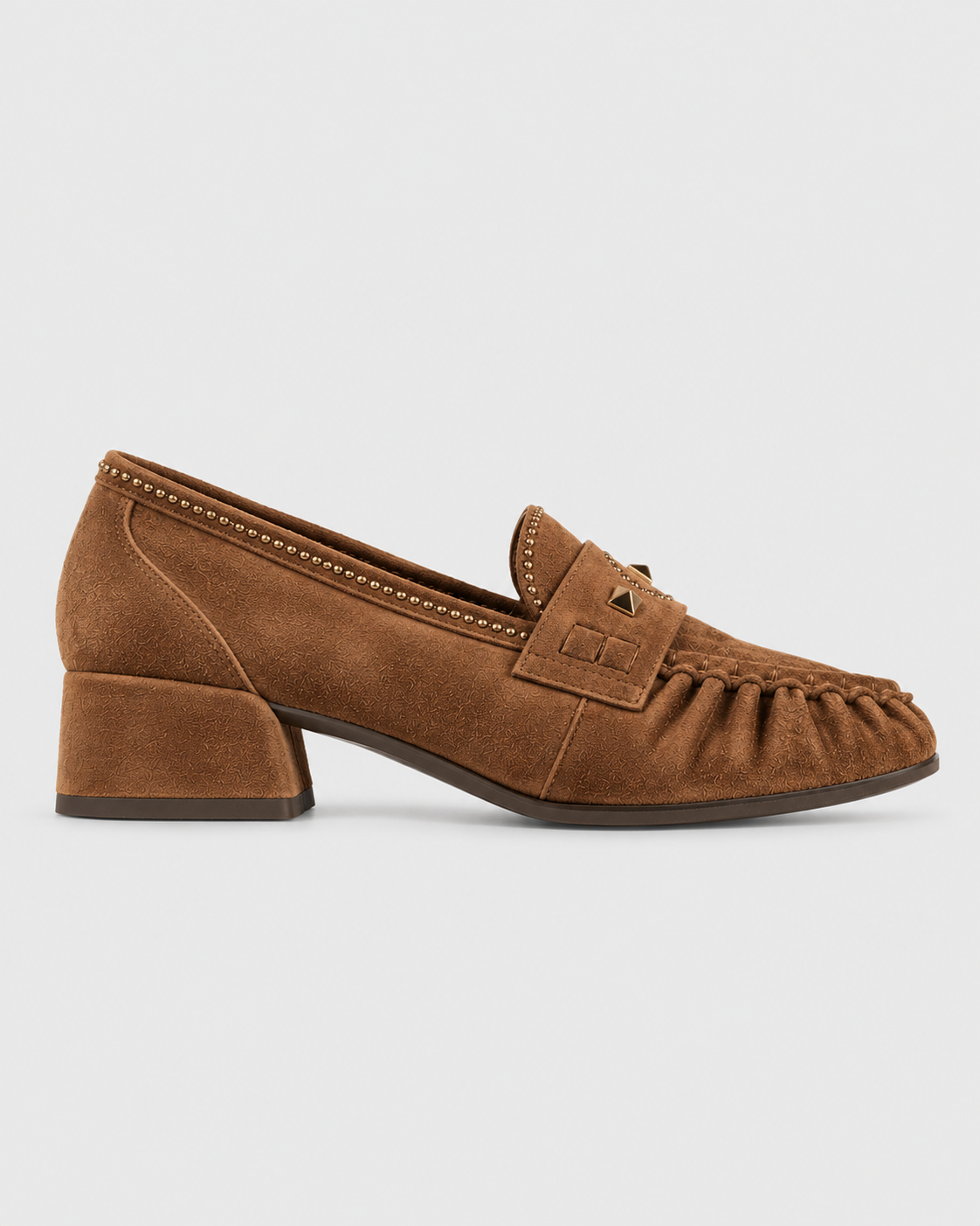 Lodi - Tatiana Suede Tan Brogue