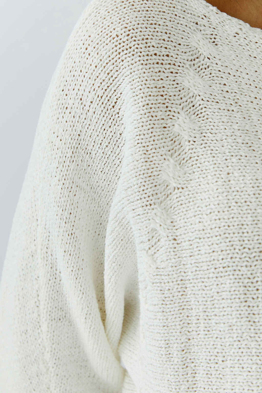 Oui - Cloud Dancer Knit