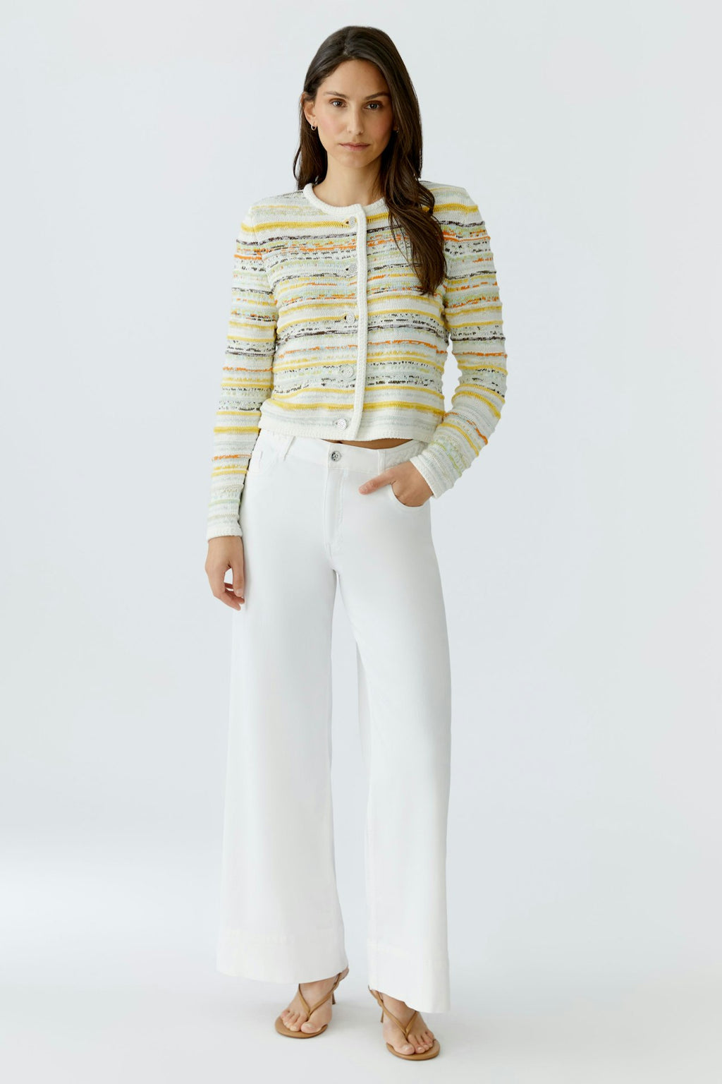 Oui - Cute Yellow Cardigan
