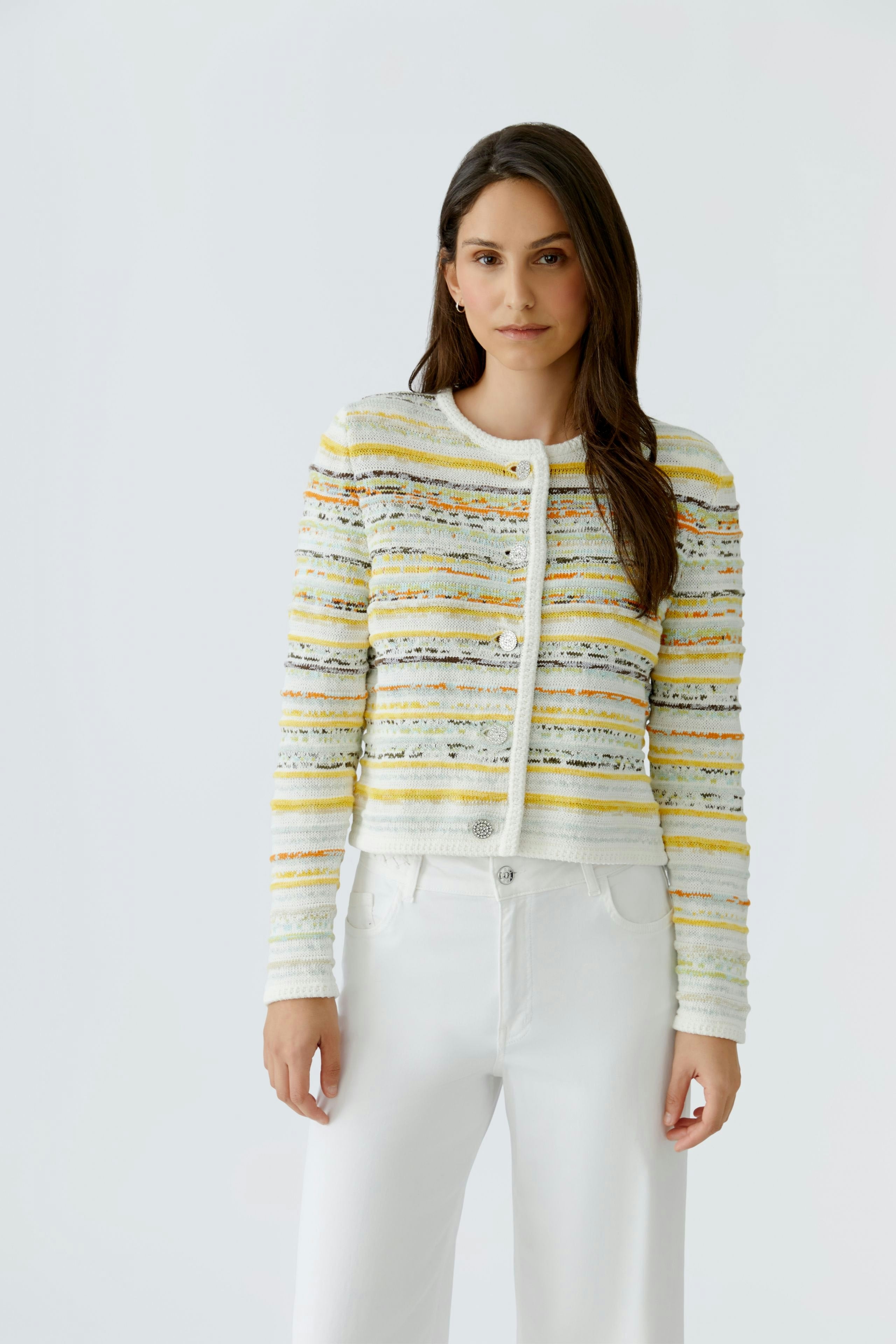 Oui - Cute Yellow Cardigan