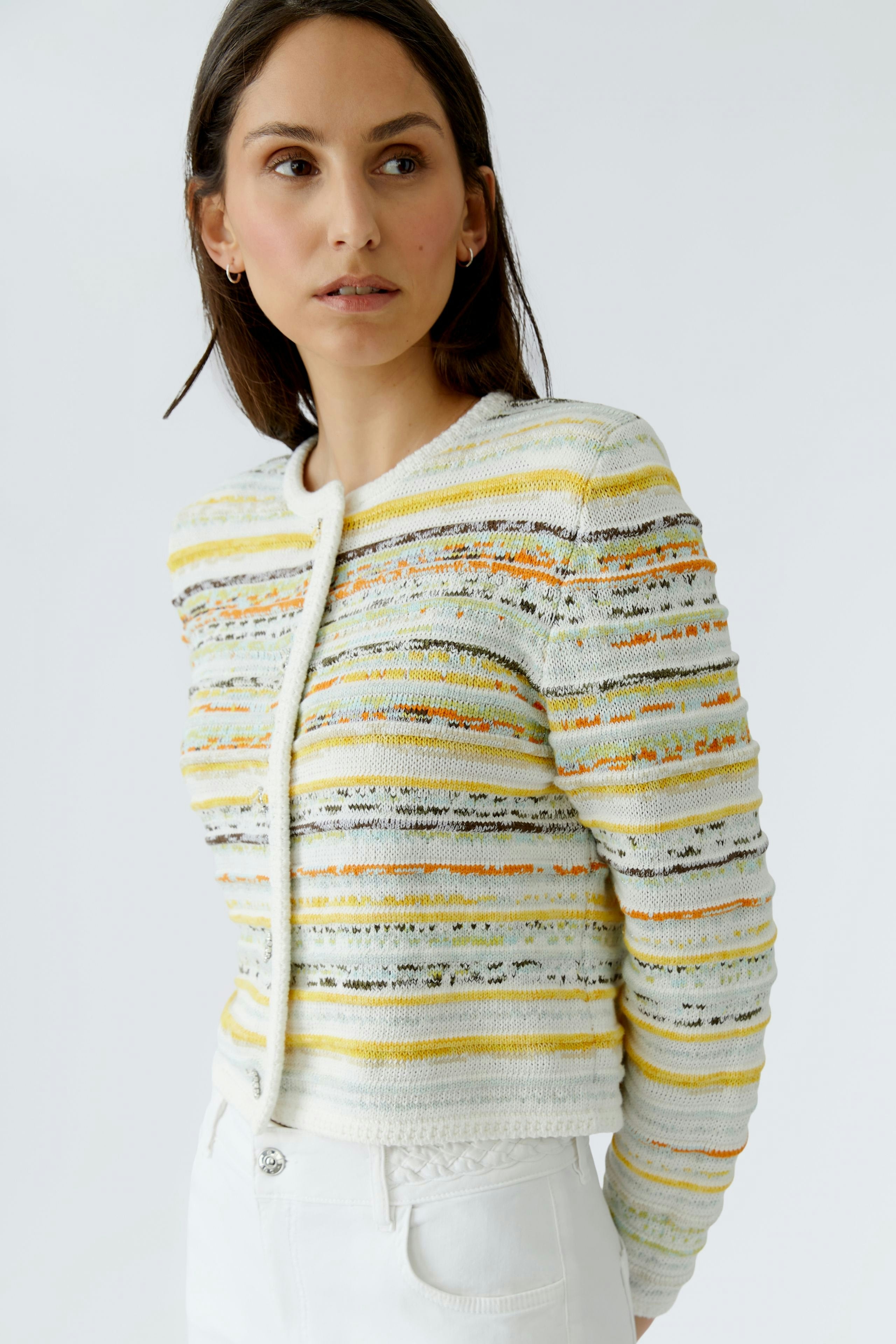 Oui - Cute Yellow Cardigan