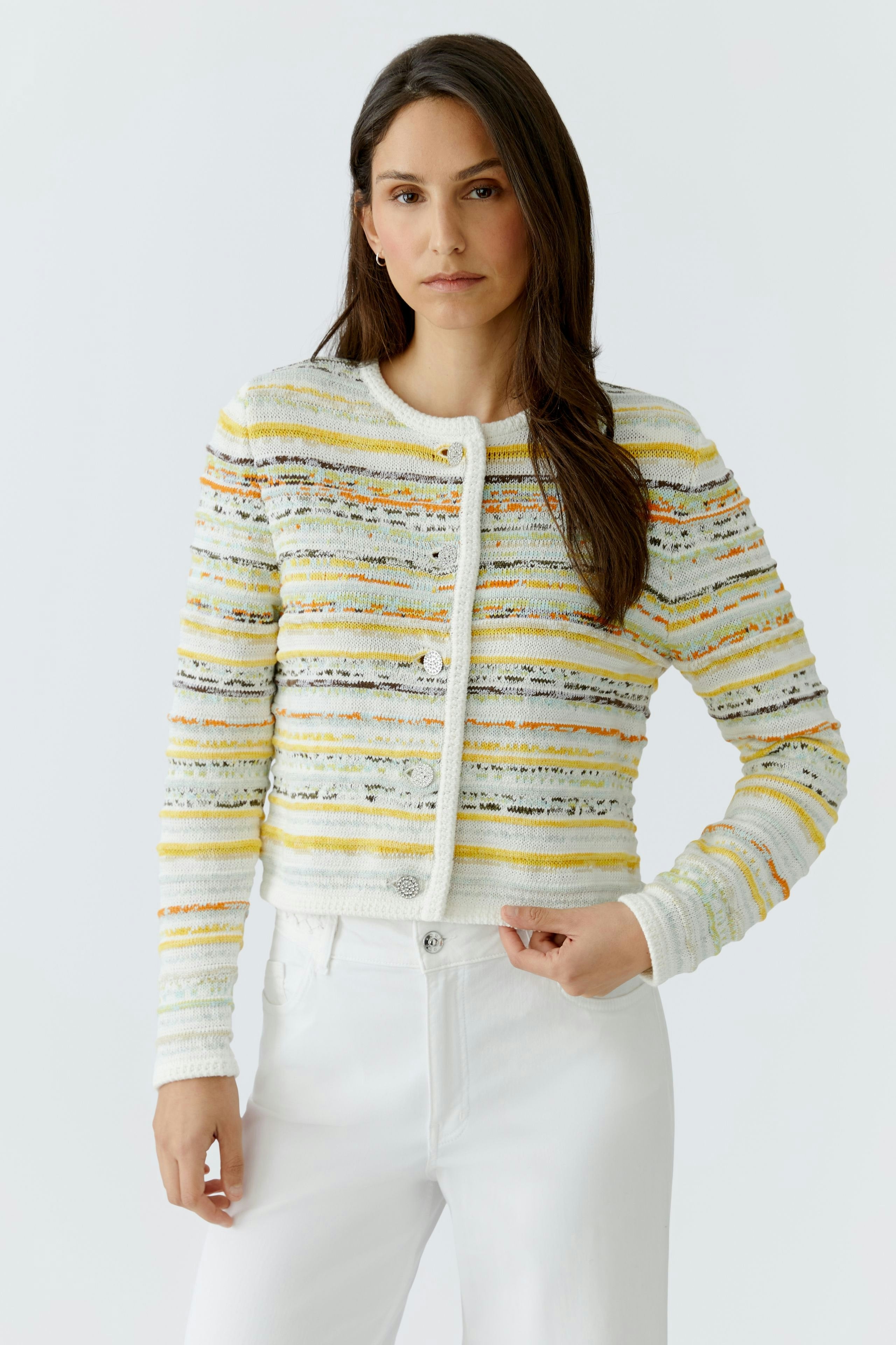 Oui - Cute Yellow Cardigan
