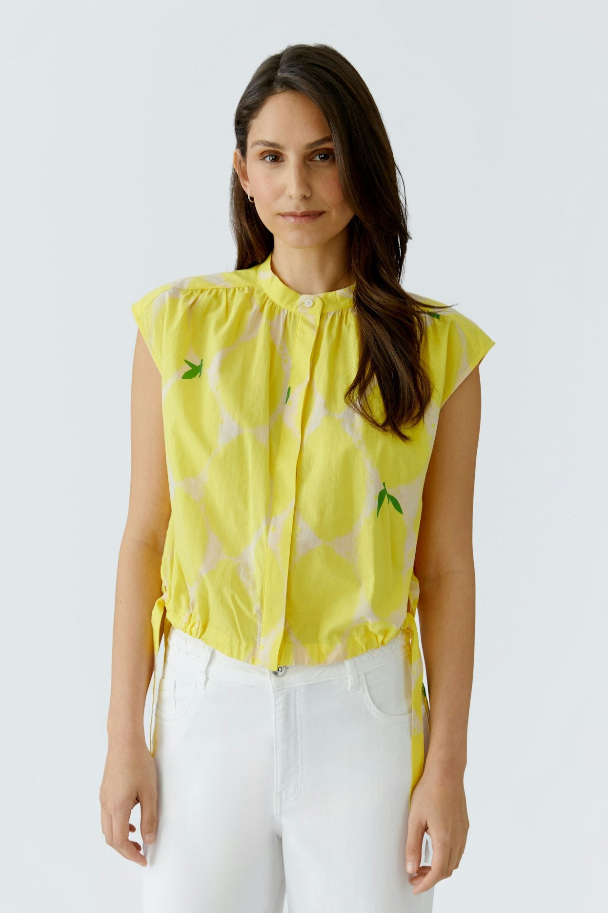 Oui - Yellow Stone Tank Blouse