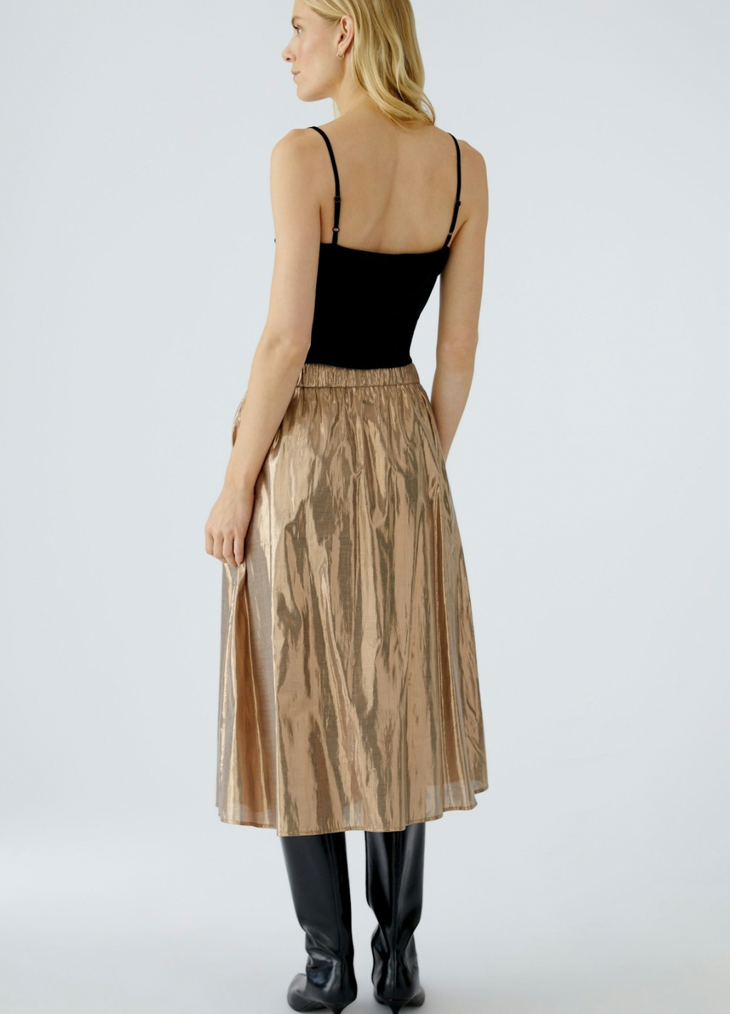 Oui - Bronze Foil Skirt