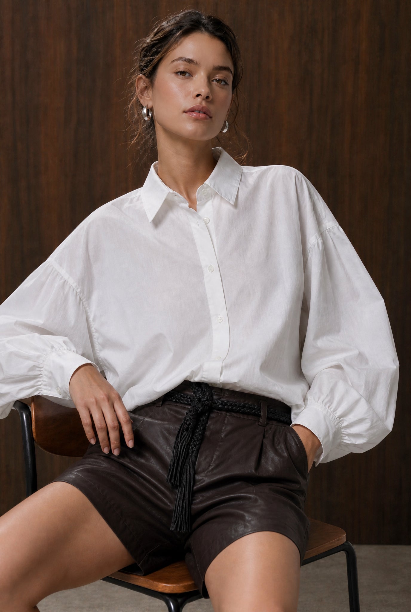 Jane Lushka - Adelina Cotton Oversized Shirt