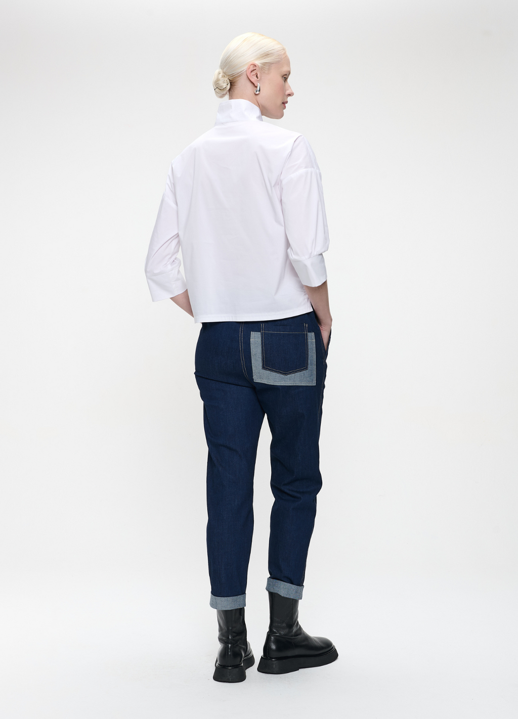 Jane Lushka - Angelika Poplin White Top