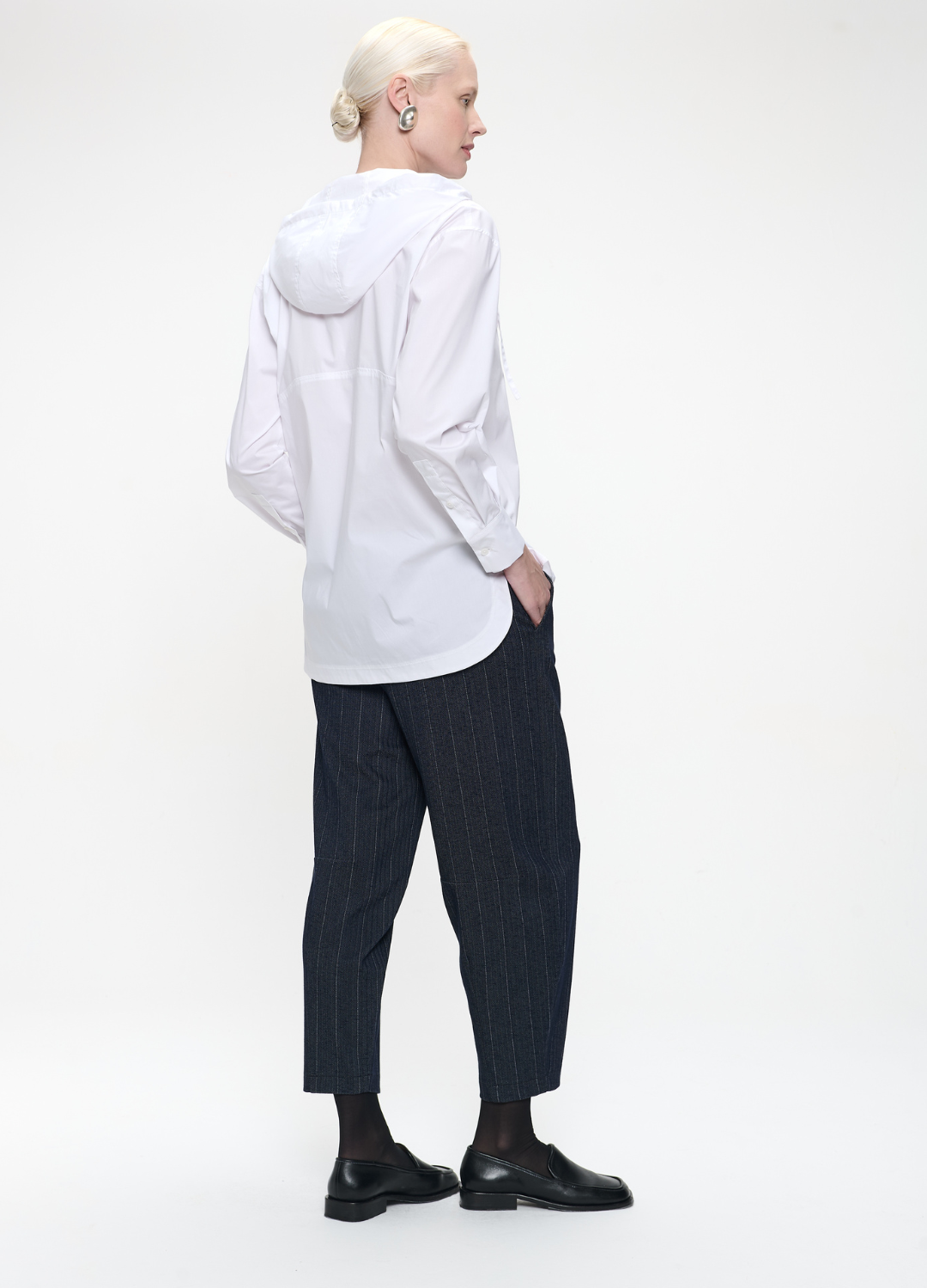 Jane Lushka - Bortolo Blue Elastane Pants