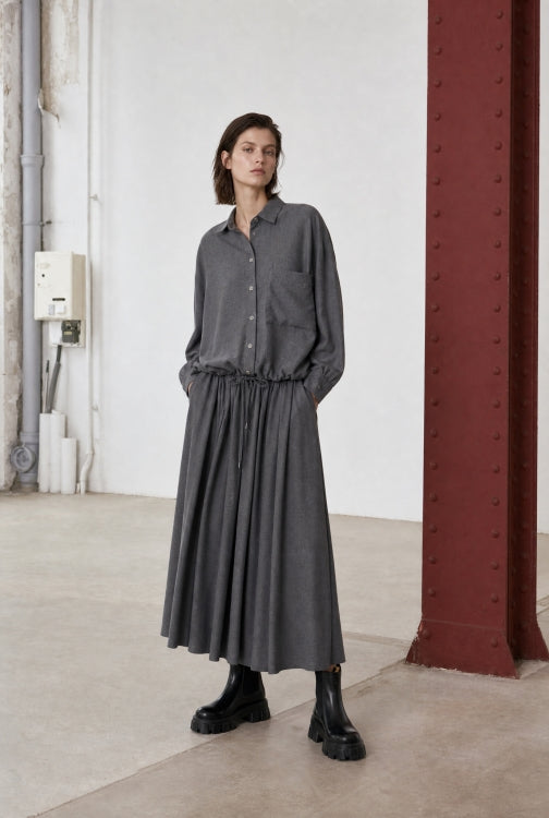 Jane Lushka - Rapanui Light Flannel Long Skirt