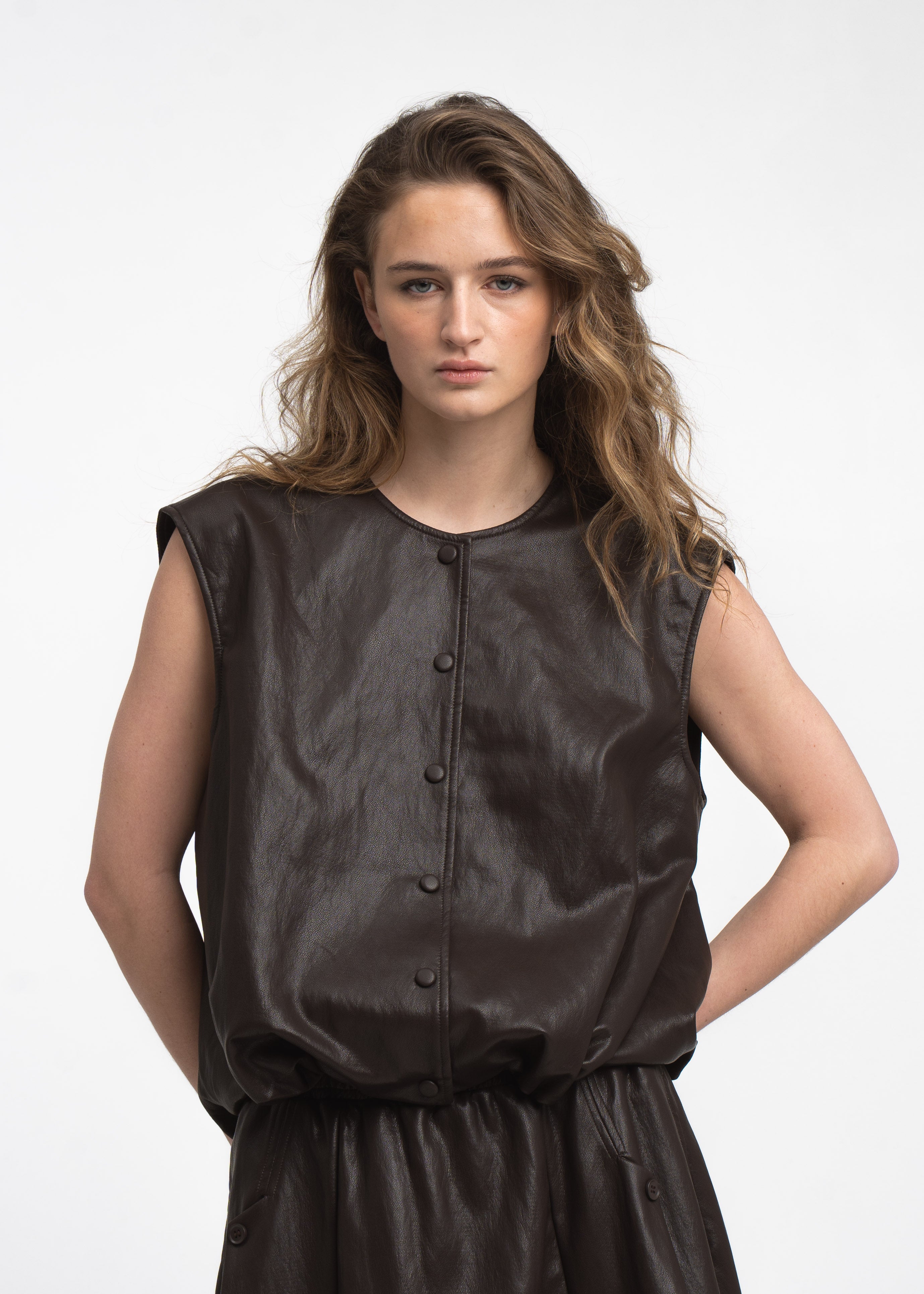 Jane Lushka - Clare Eco Leather Vest