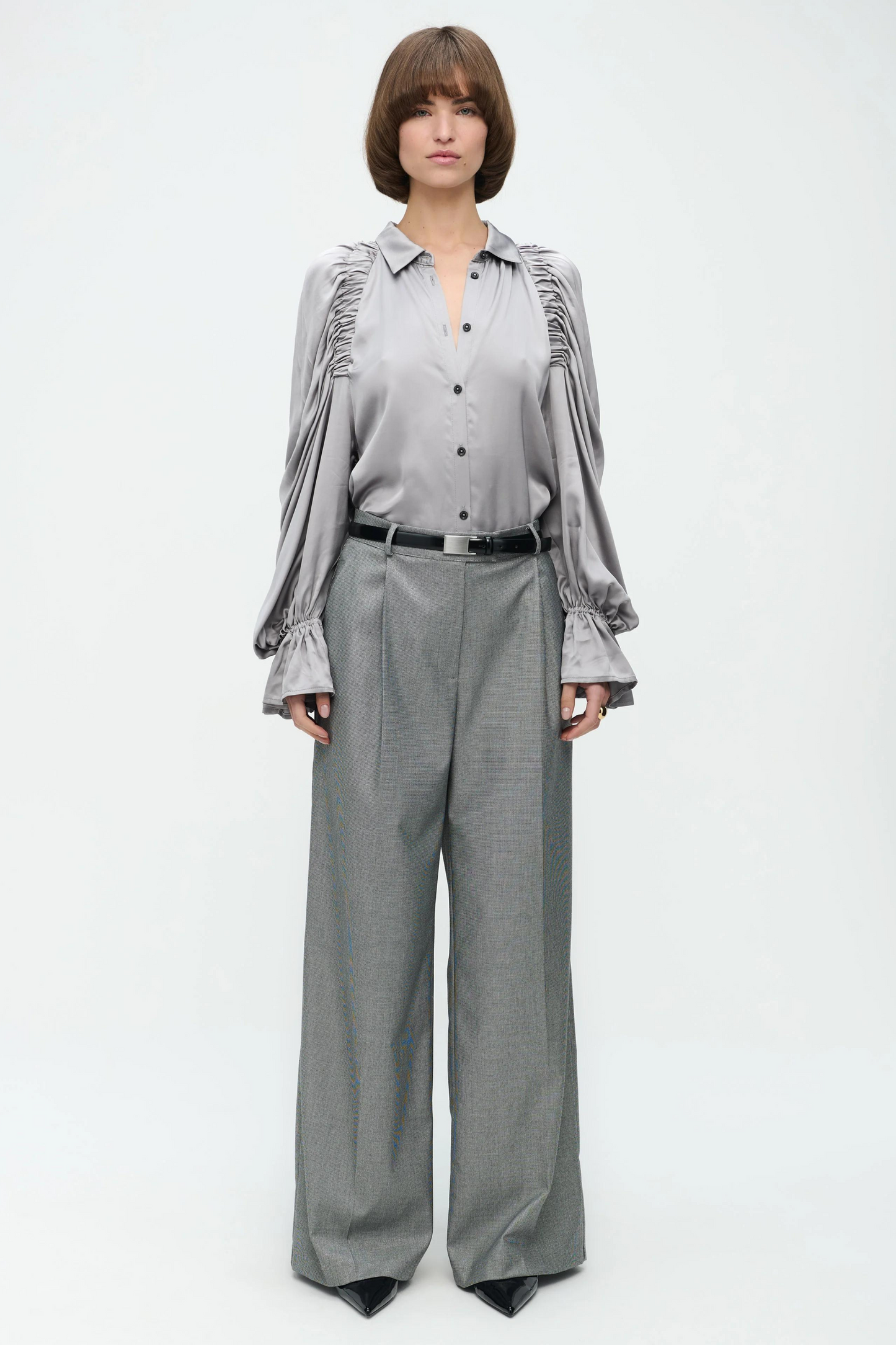 Jane Lushka - Mima Blouse in Silver