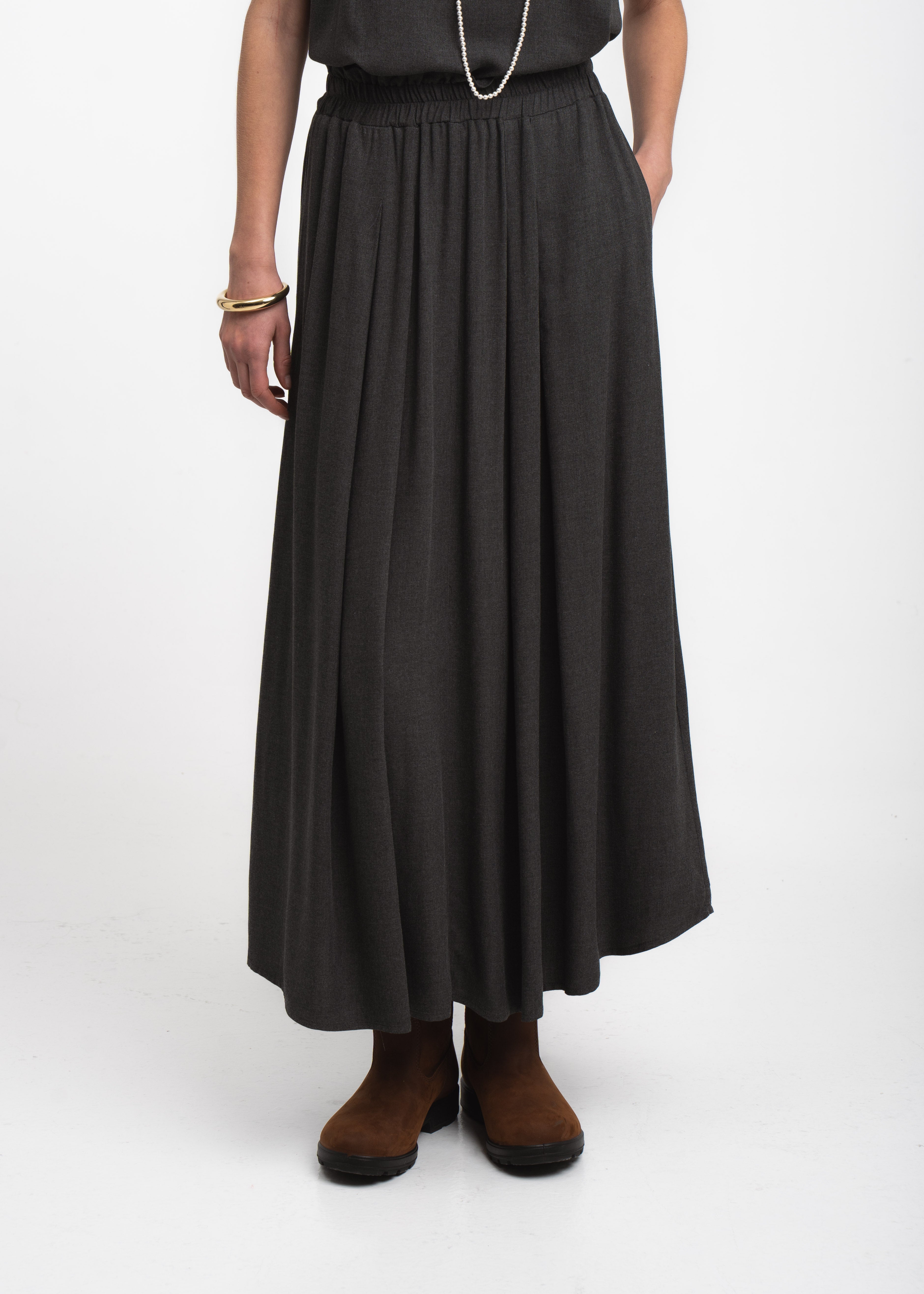 Jane Lushka - Rapanui Light Flannel Long Skirt