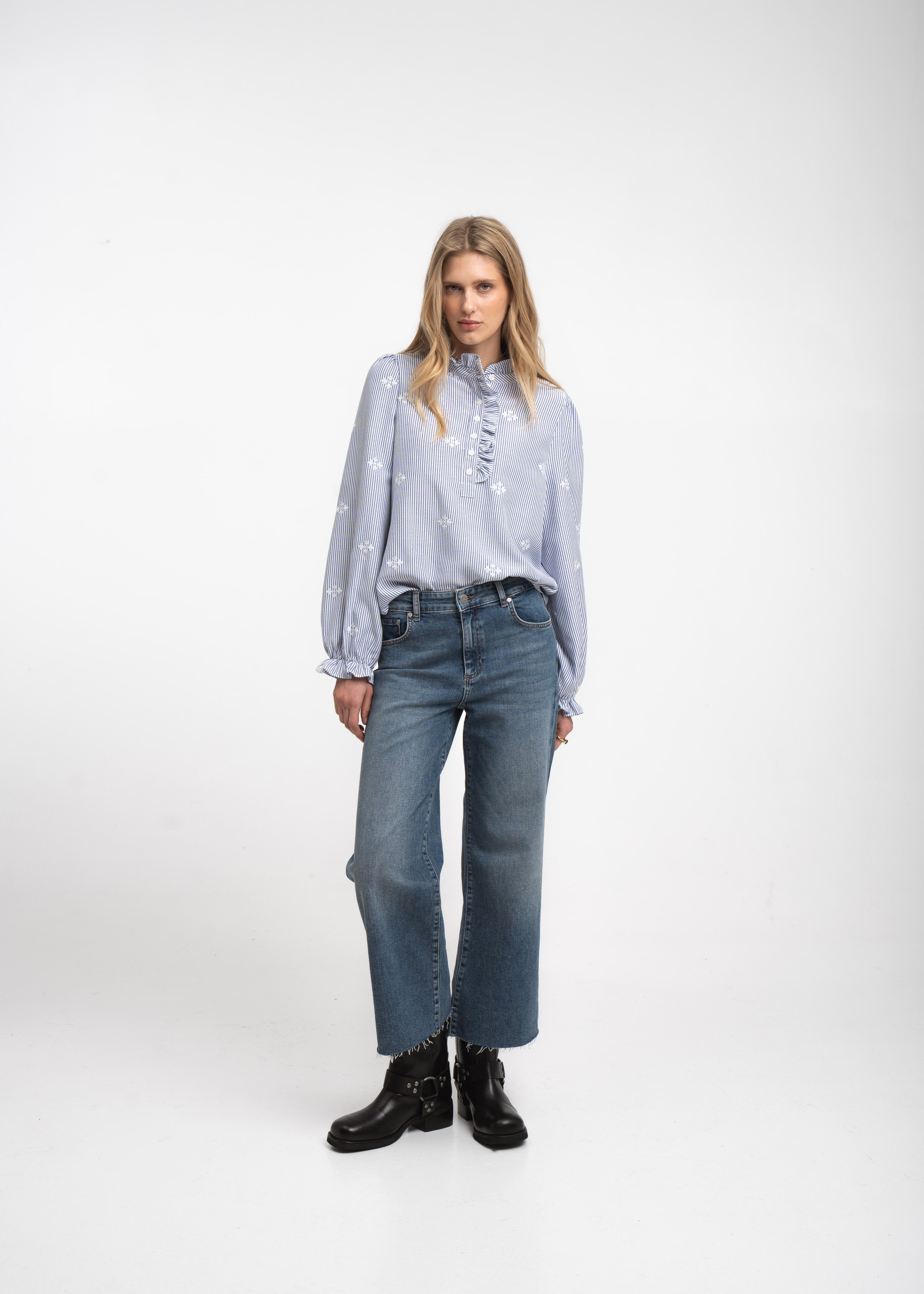 Jane Lushka - Rina Striped Blouse