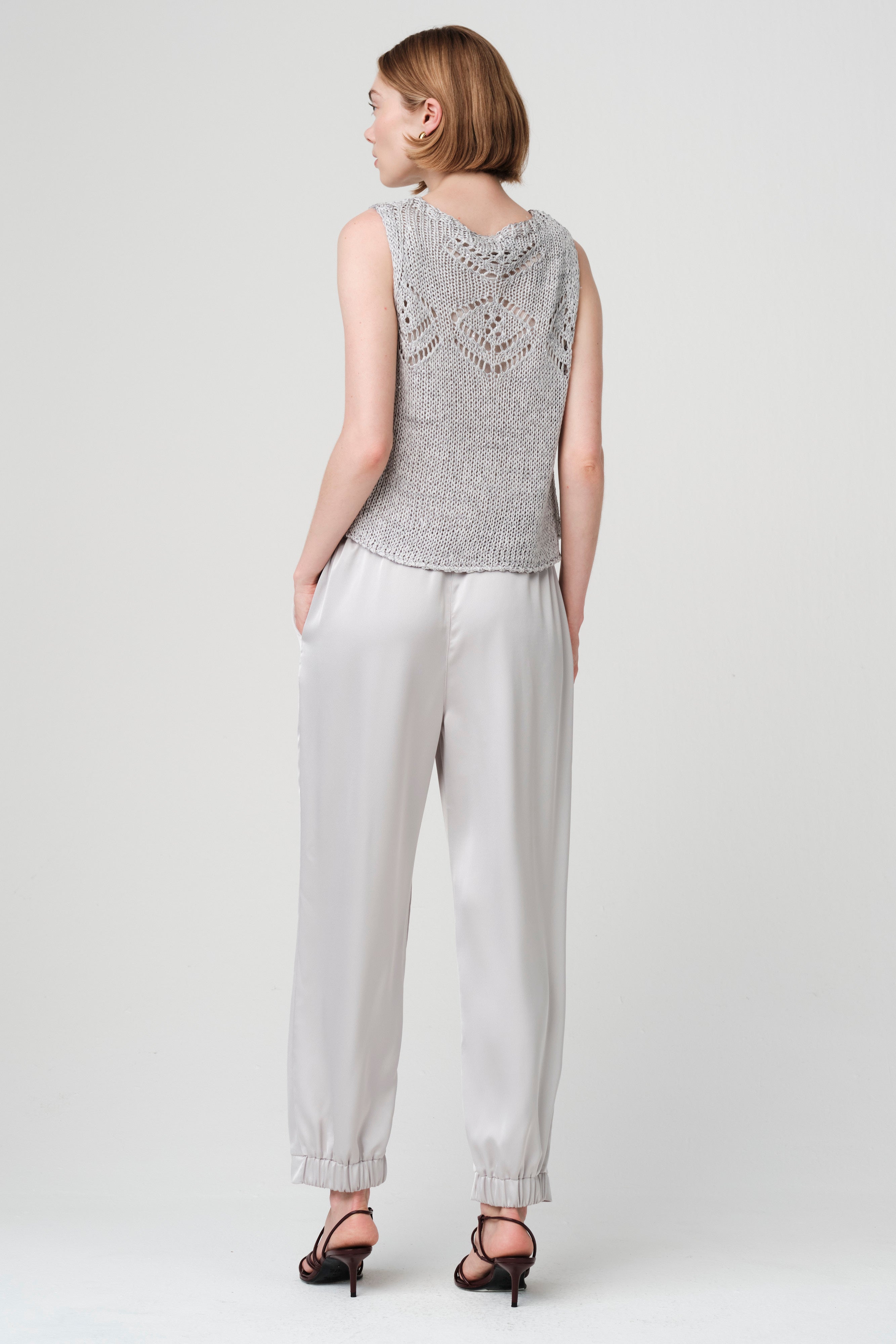 Jane Lushka - Sequined Hole Top