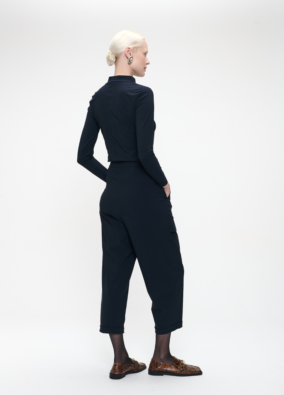 Jane Lushka - Still Blue Jersey Pants
