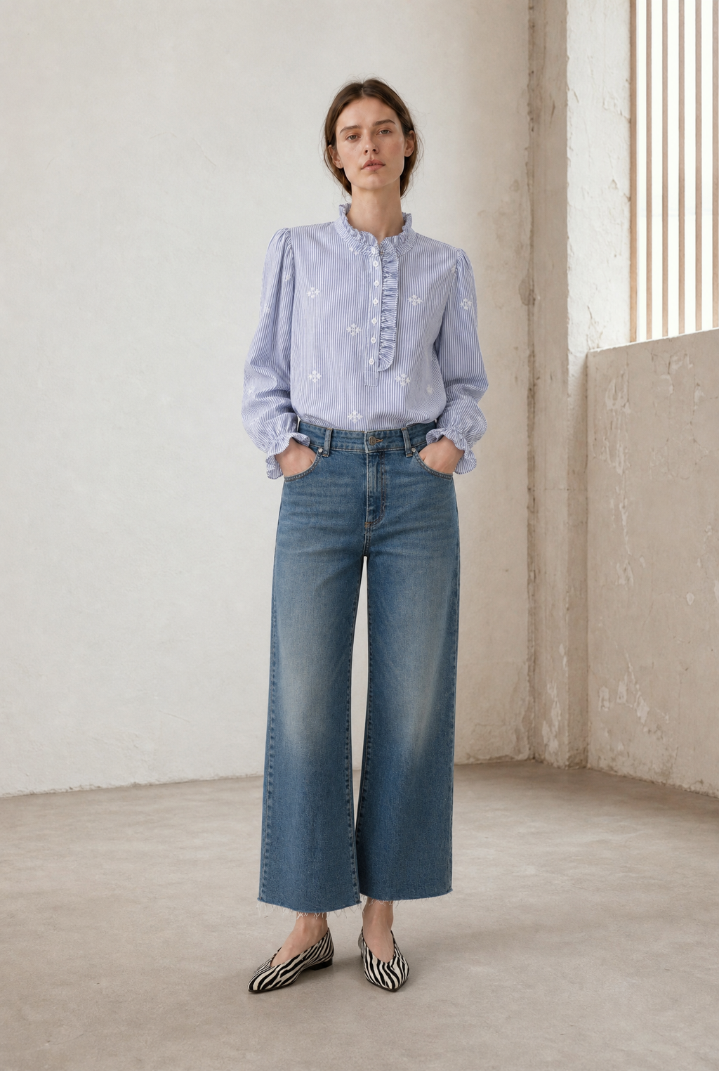 Jane Lushka - Rina Striped Blouse