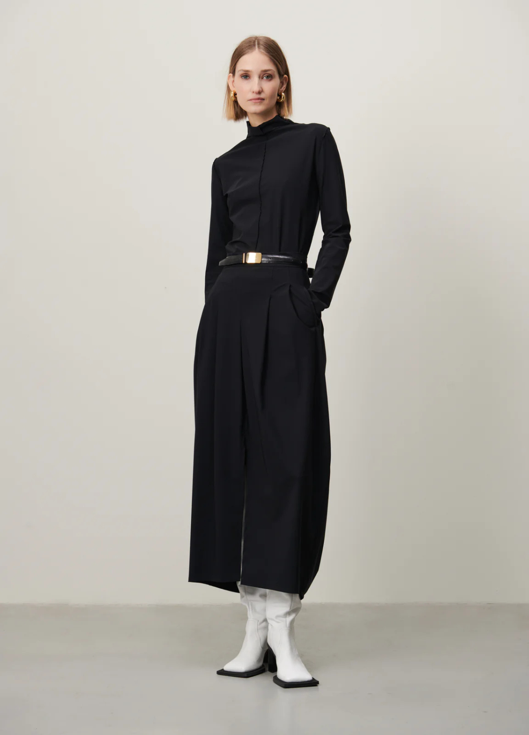 Jane Lushka - Zara Black Top Technical Jersey