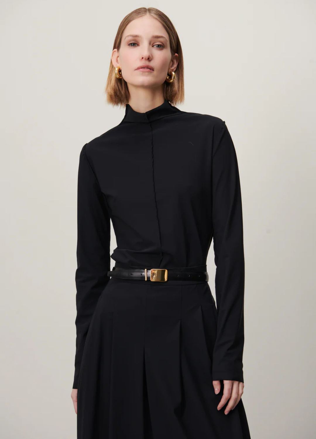 Jane Lushka - Zara Black Top Technical Jersey