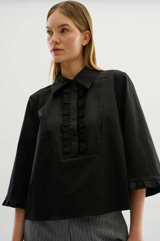 Silke Black Blouse