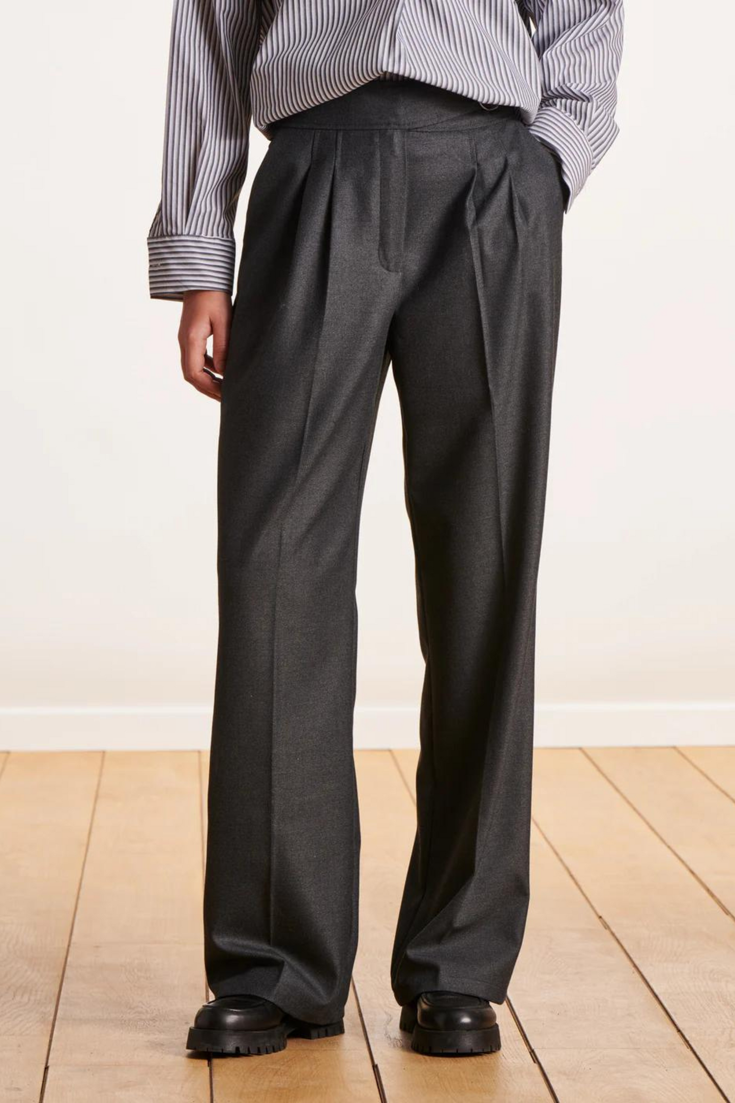 La Fee Maraboutee - Zora Dark Grey Trouser