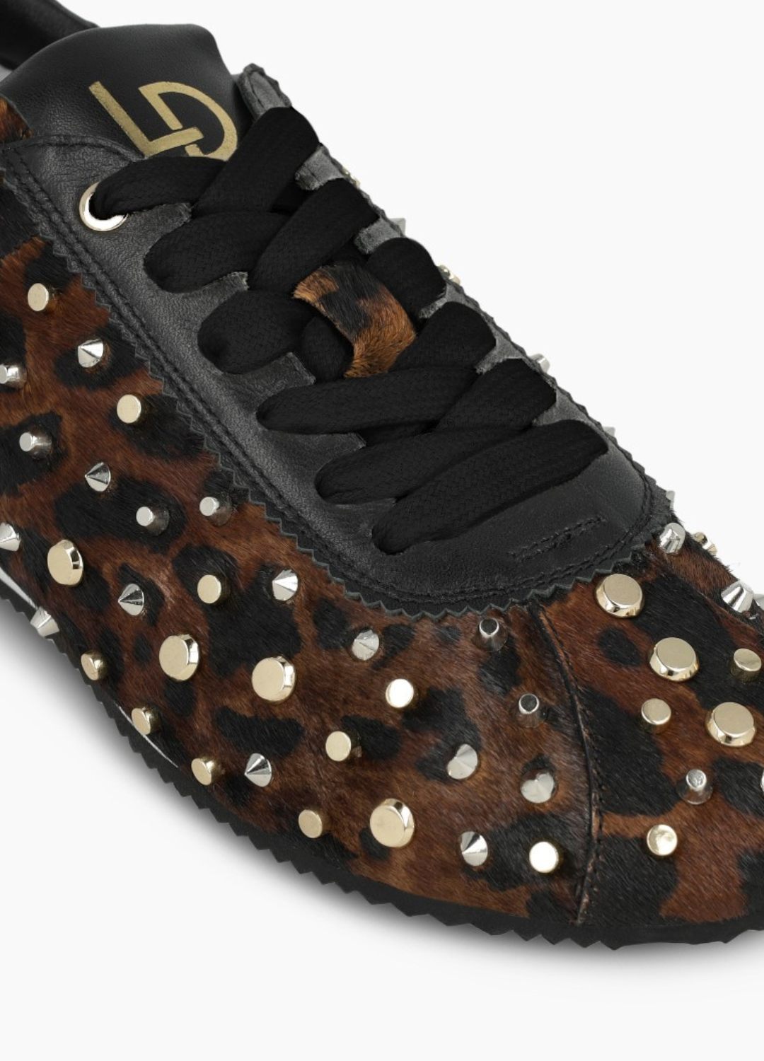 Lodi - Leo Leather Stud Sneaker