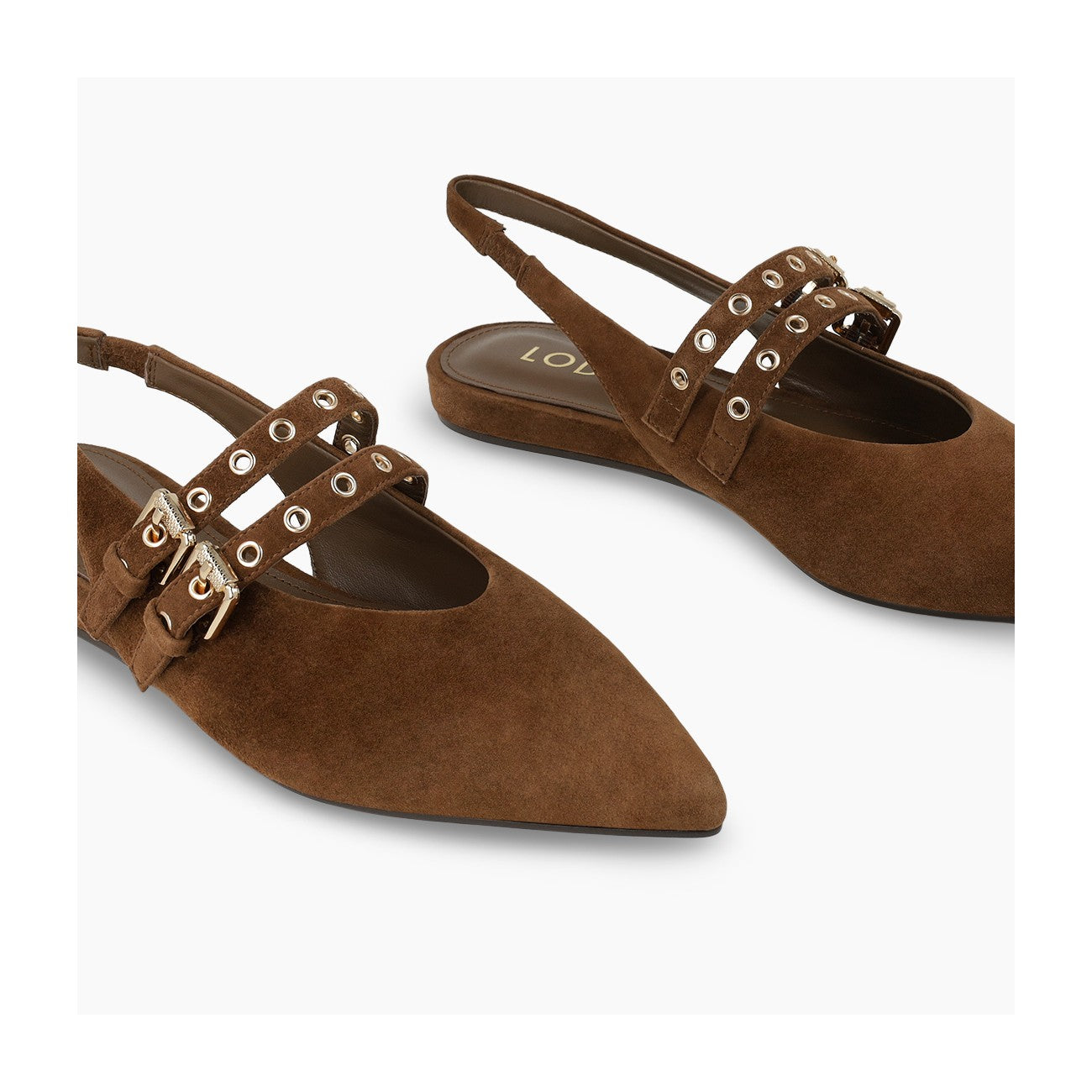 Lodi - Chocolate Slingbacks