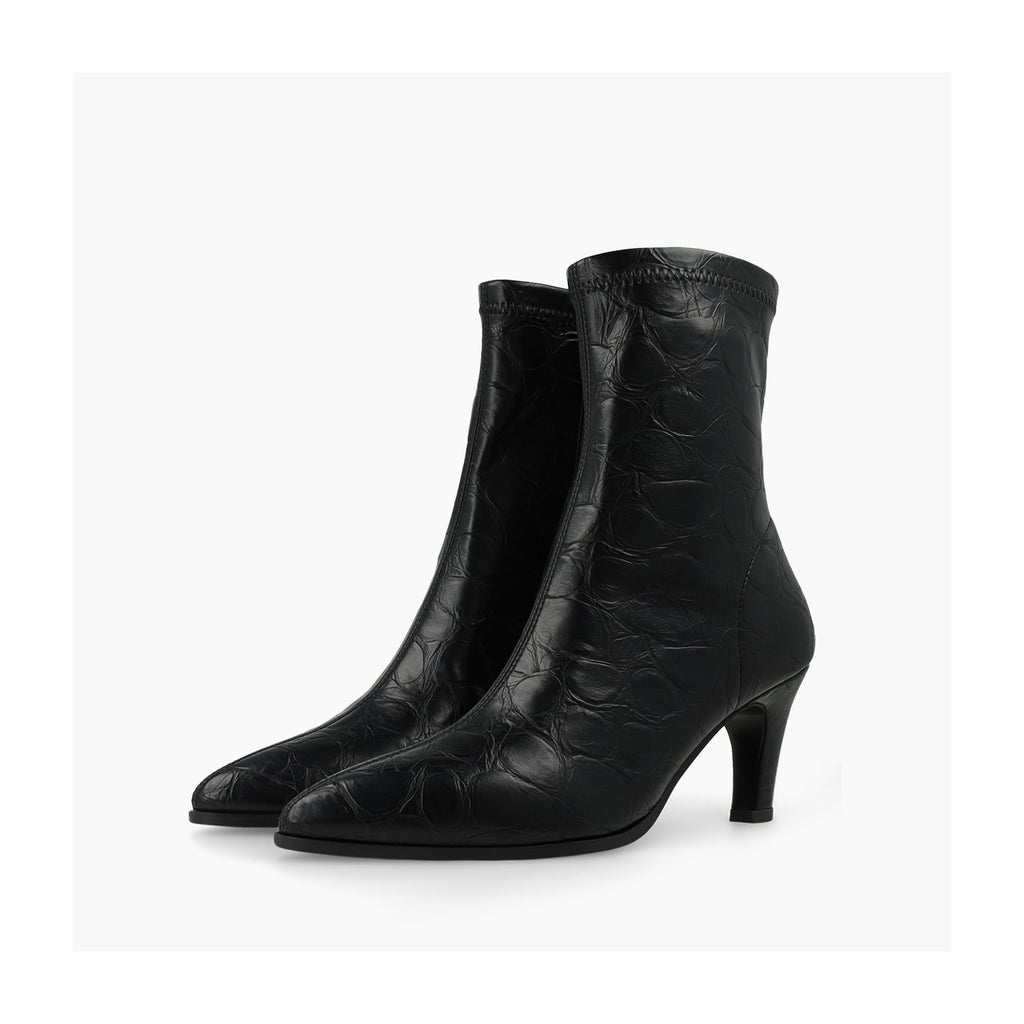 Lodi - Onora Black Leather Boot