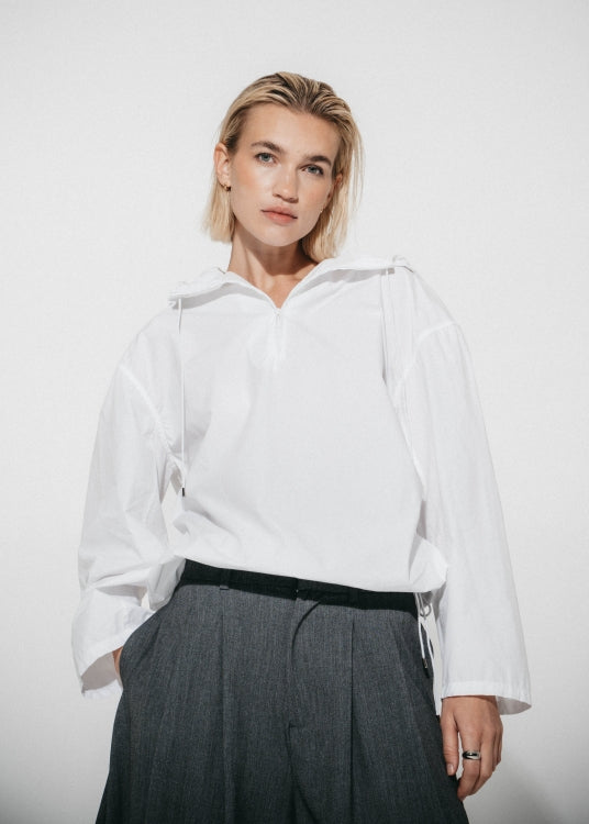 Luje - Clio Hoodie Zipper Blouse