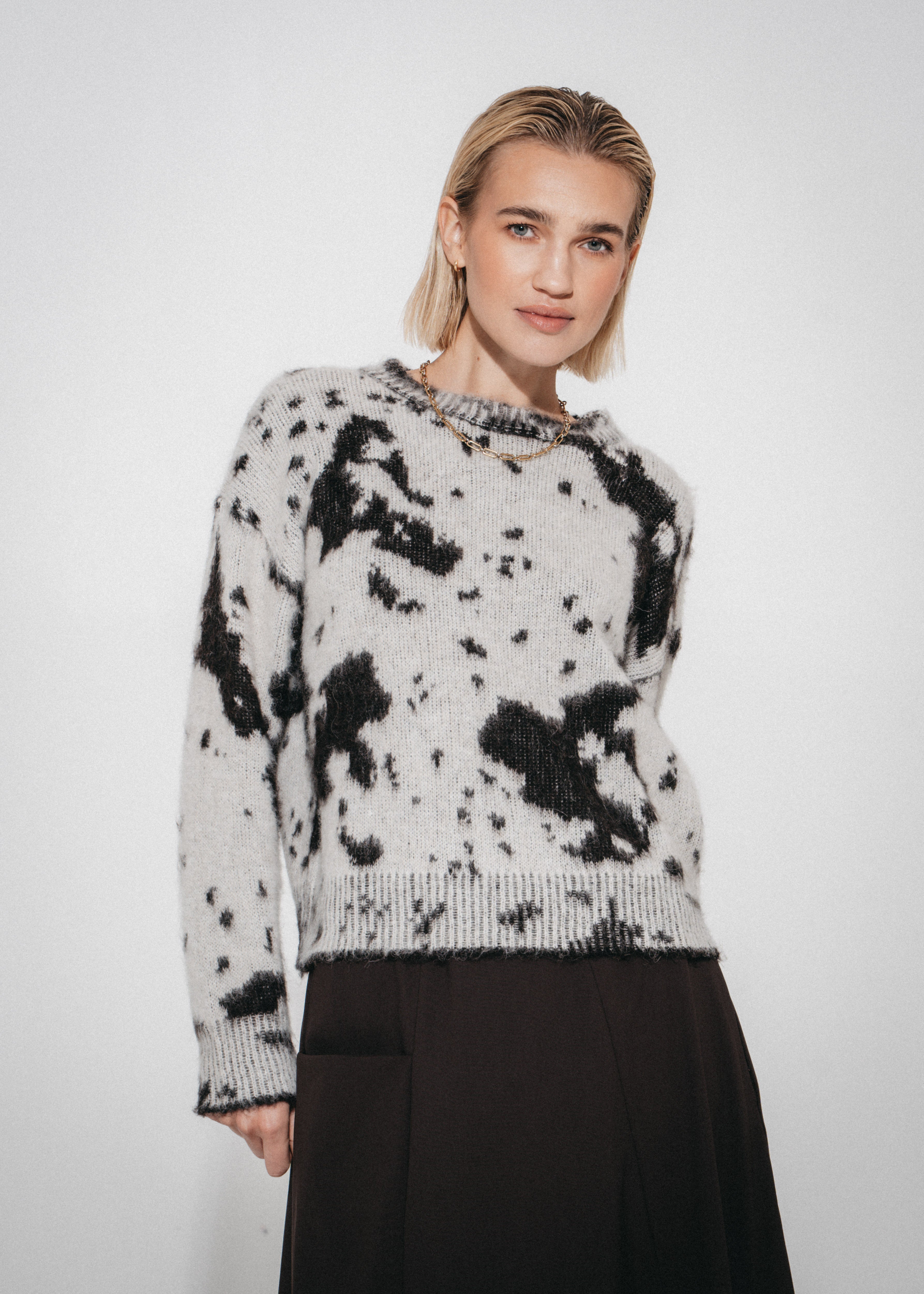 Luje - Jacquard Print Pullover