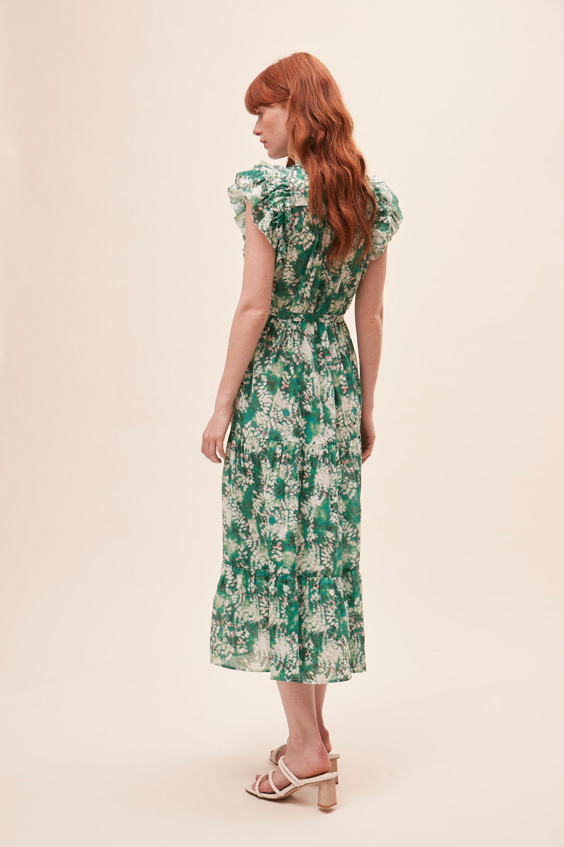 Suncoo - Cotton Green Pretty Calipso Dress