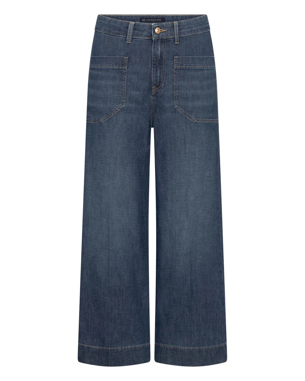 Raffaello Rossi - Miru Blue 6/8 Linen Denim