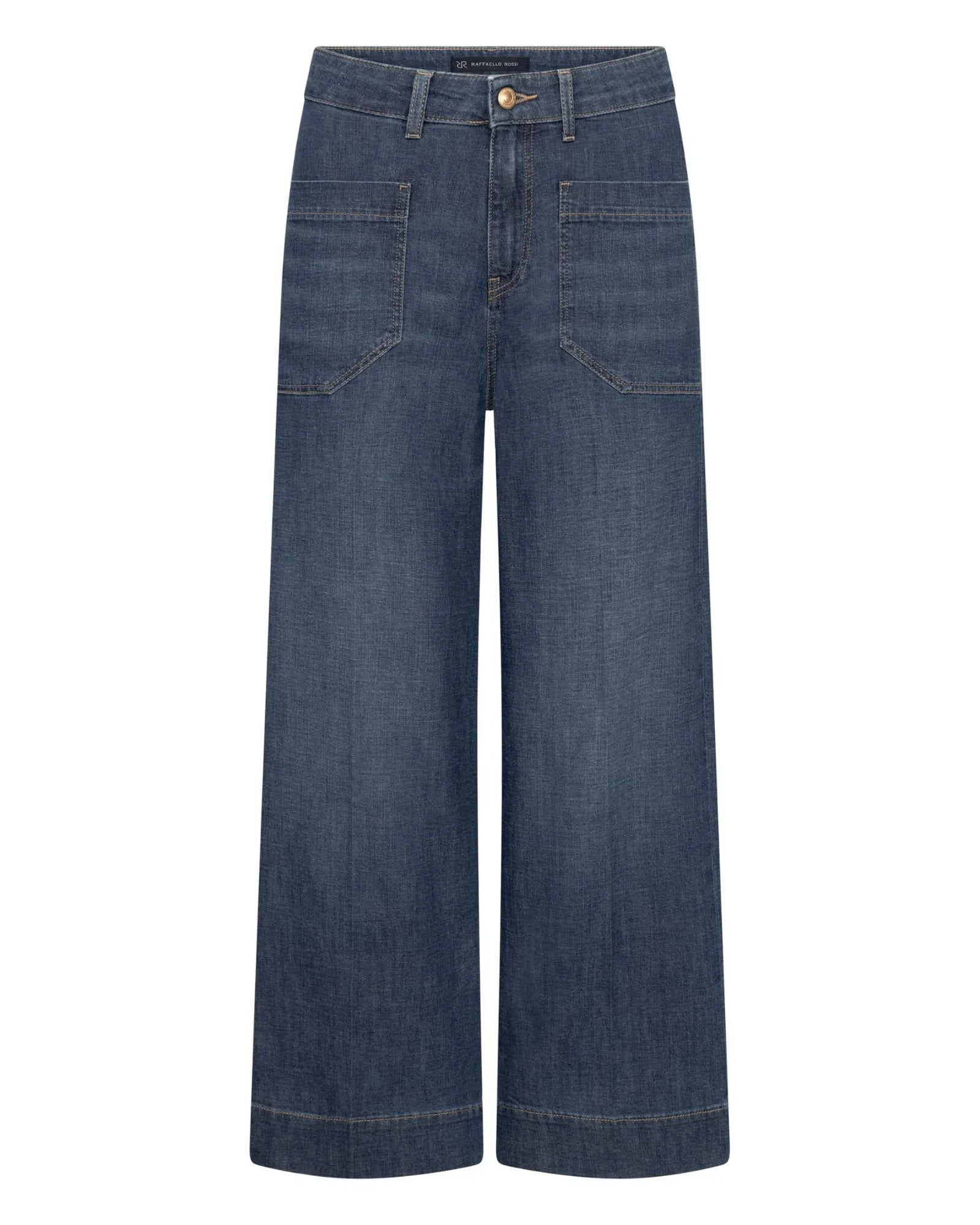 Raffaello Rossi - Miru Blue 6/8 Linen Denim