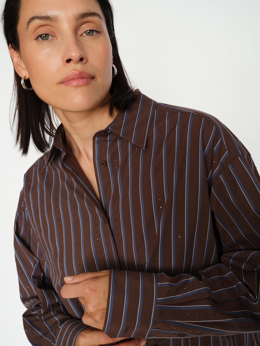 Mos Mosh - Danika Stripe Rhin Shirt