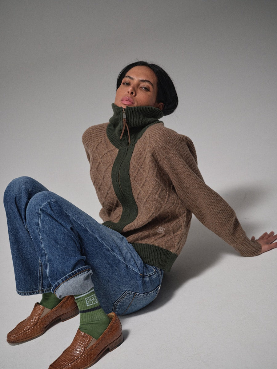 Heyanno - Roll Melange Knit