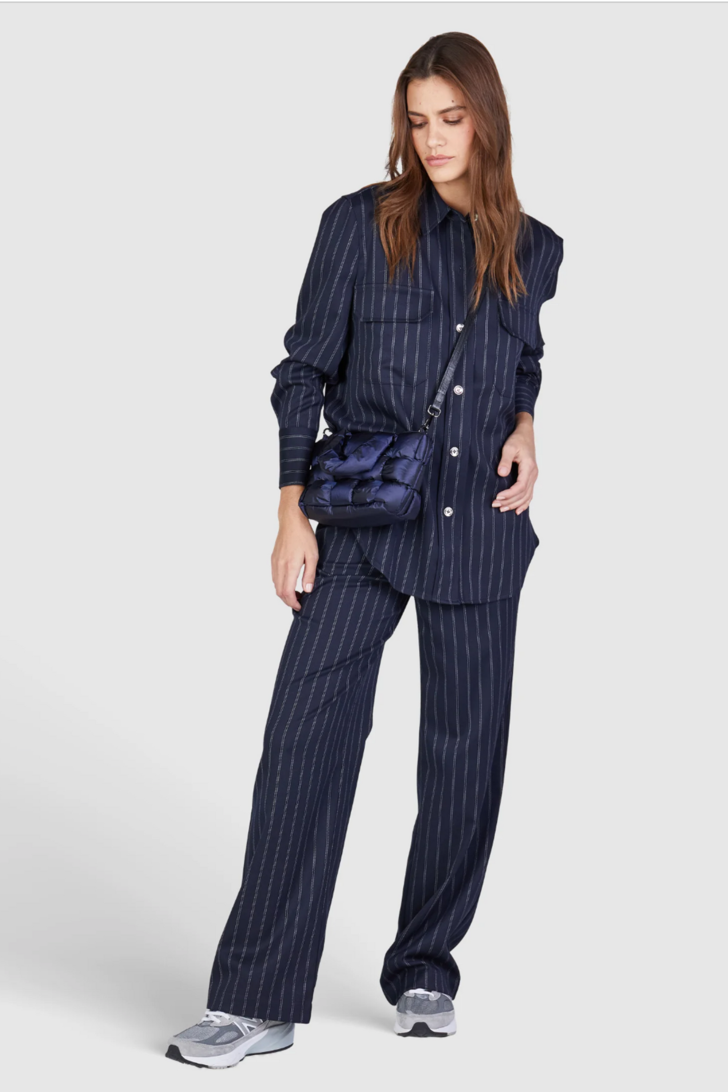 Marc Aurel - Elegant Pinstripe Trouser