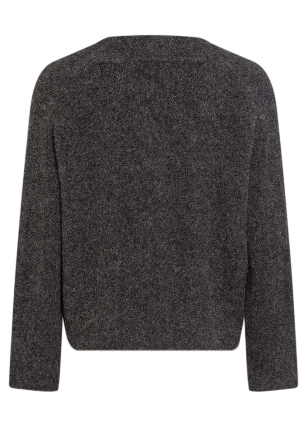 Marc Aurel - Grey Melange V-Neck Jumper