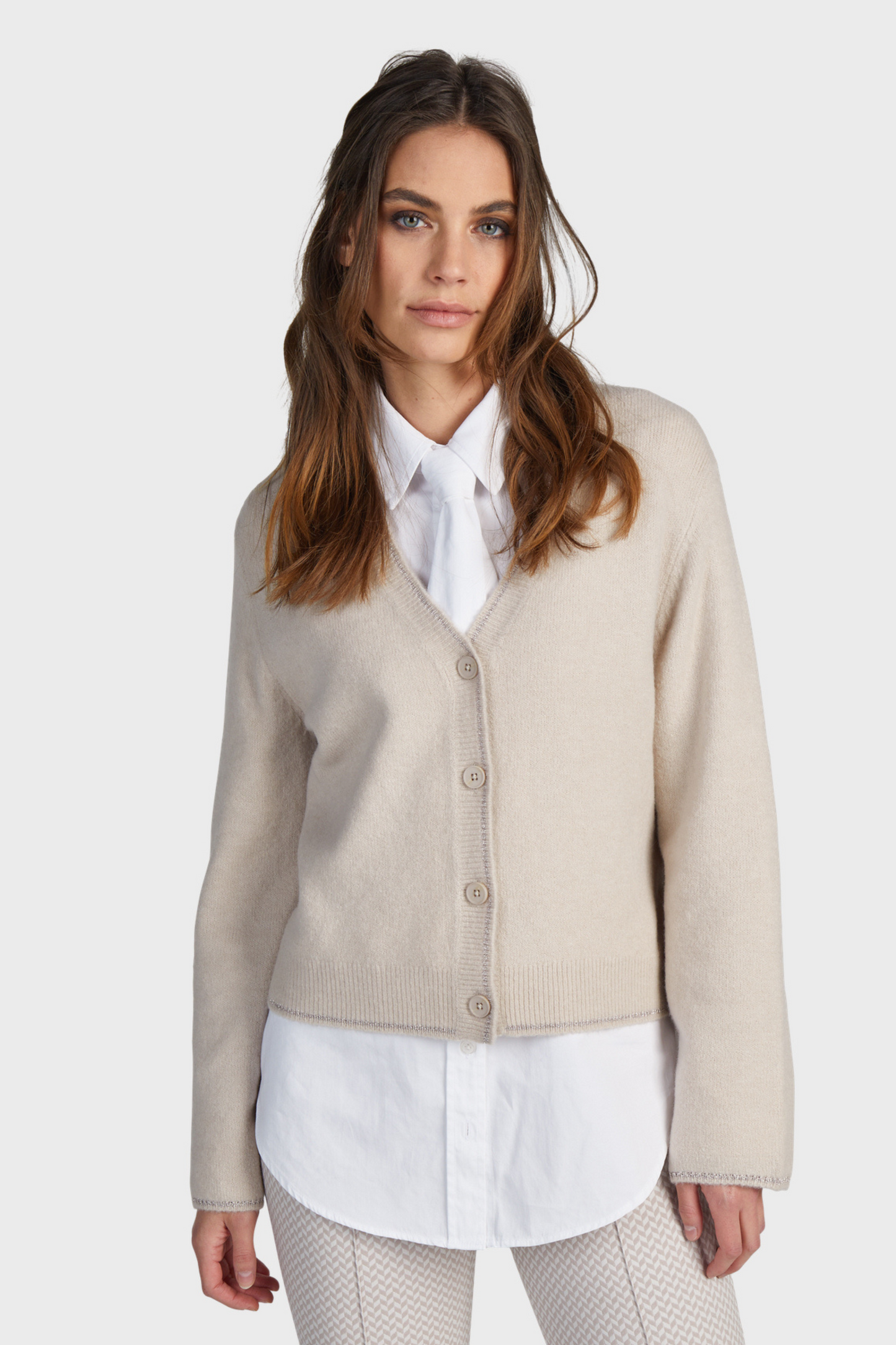 Marc Aurel - Light Taupe Cardigan