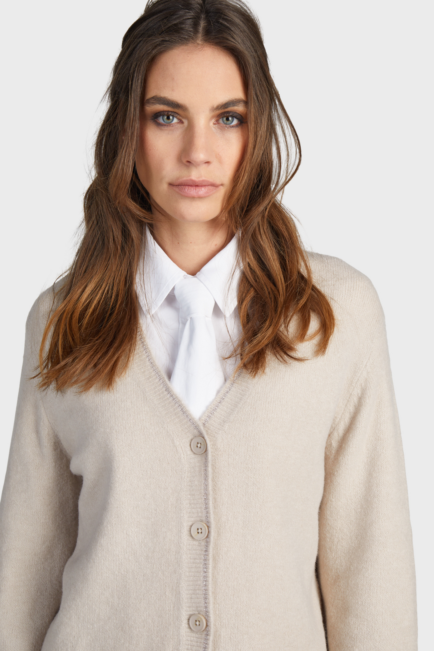 Marc Aurel - Light Taupe Cardigan