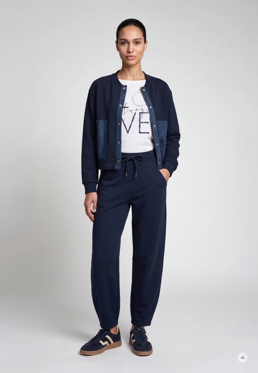 Marc Aurel - Navy Barrel Jogger